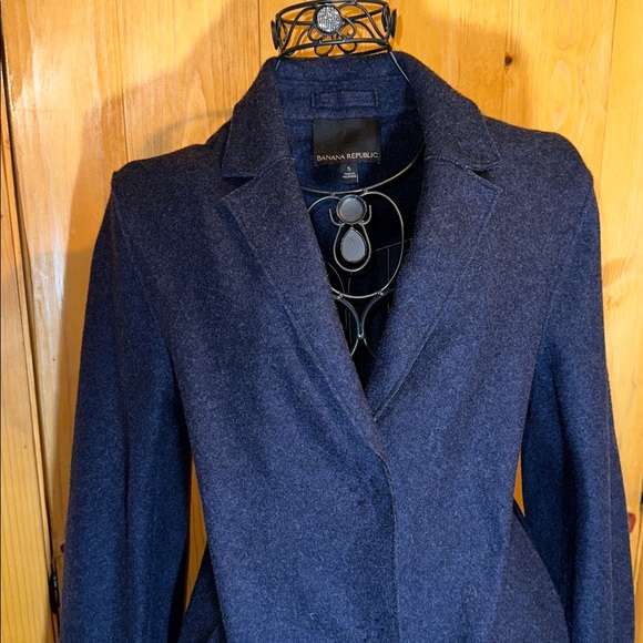 Banana Republic wool blend pea coat - Picture 2 of 10